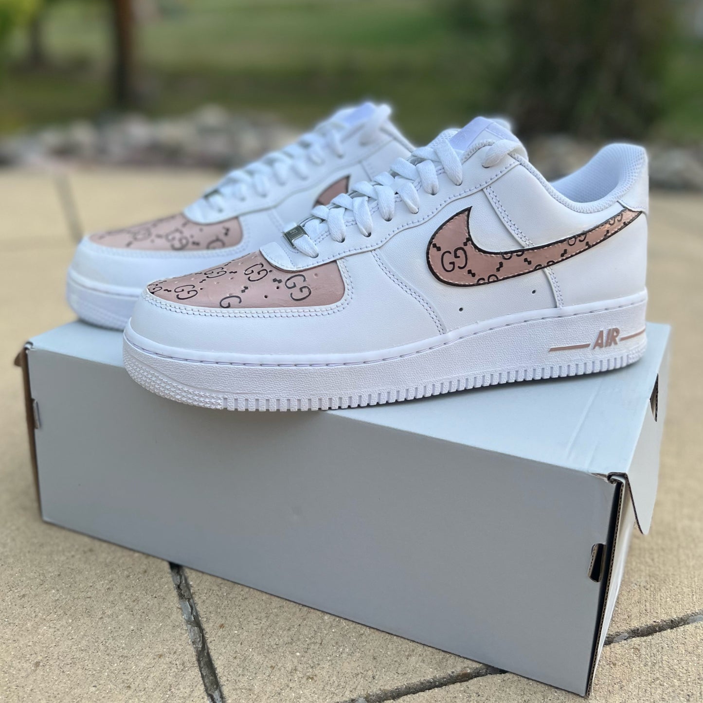 Gucci Print - AF1's - Tommy Manning Art