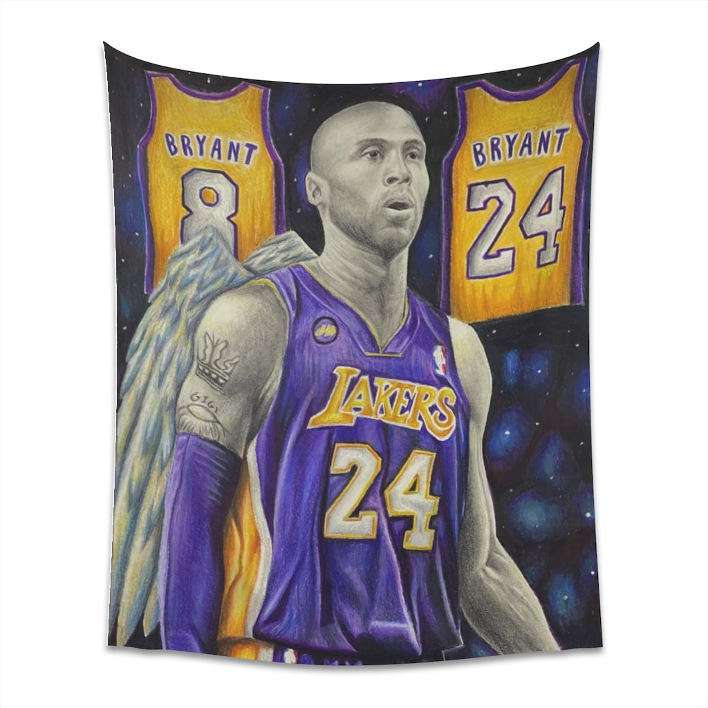 KXBE ANGEL - Tapestry - Tommy Manning Art