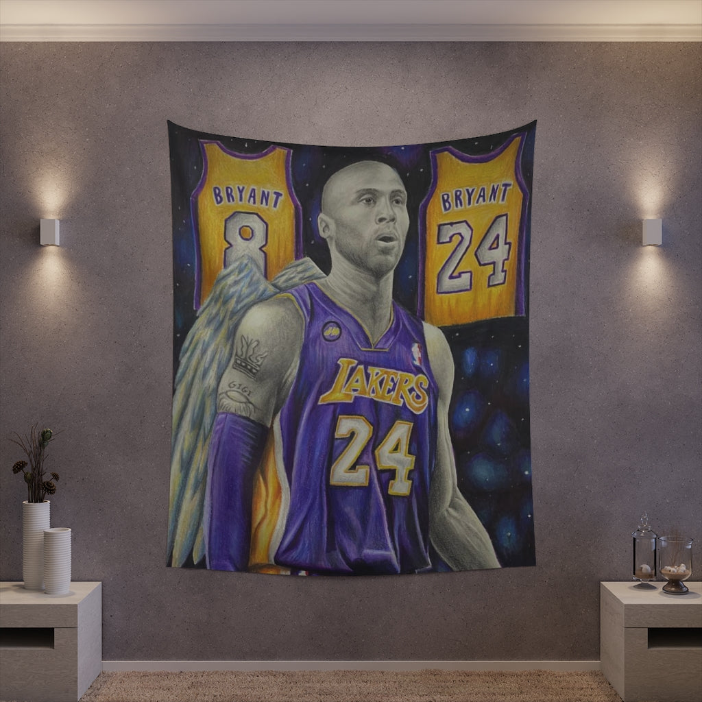 KXBE ANGEL - Tapestry - Tommy Manning Art