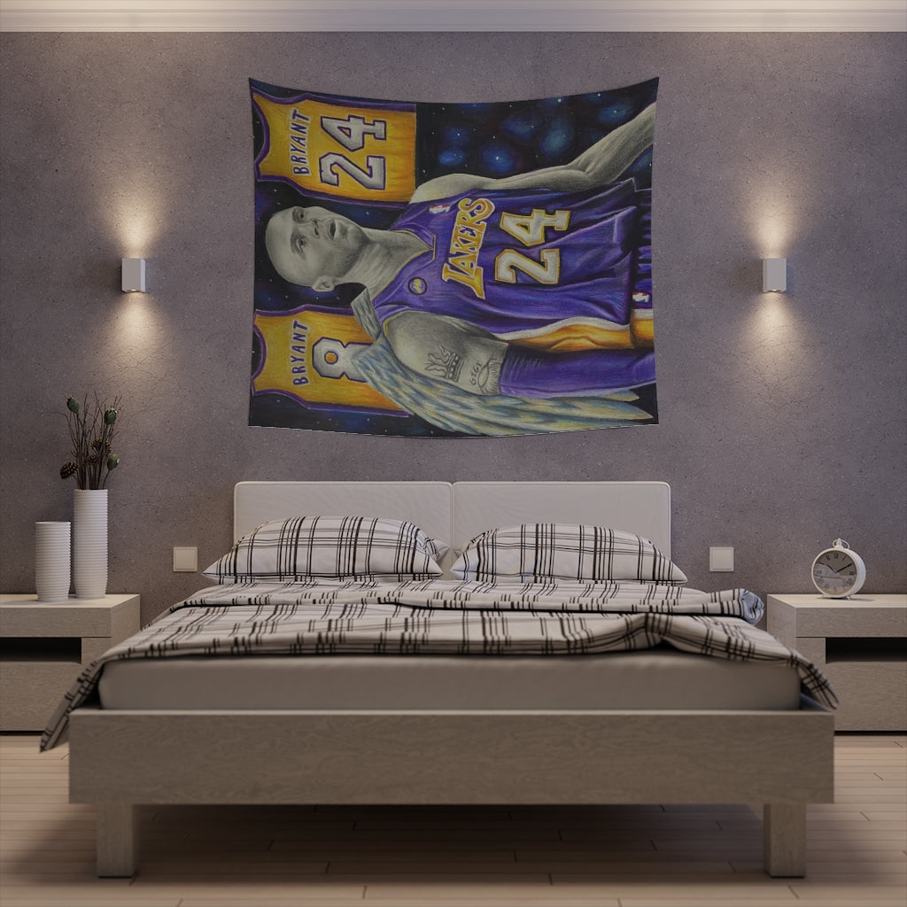 KXBE ANGEL - Tapestry - Tommy Manning Art