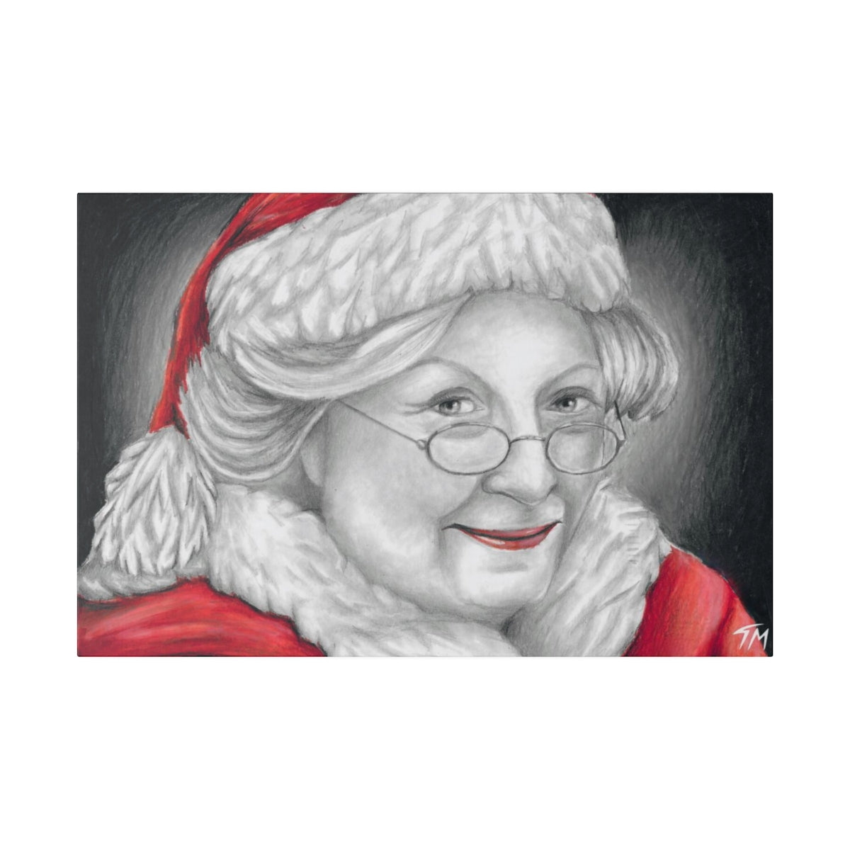 Mrs. Claus 2018 - Canvas - Tommy Manning Art