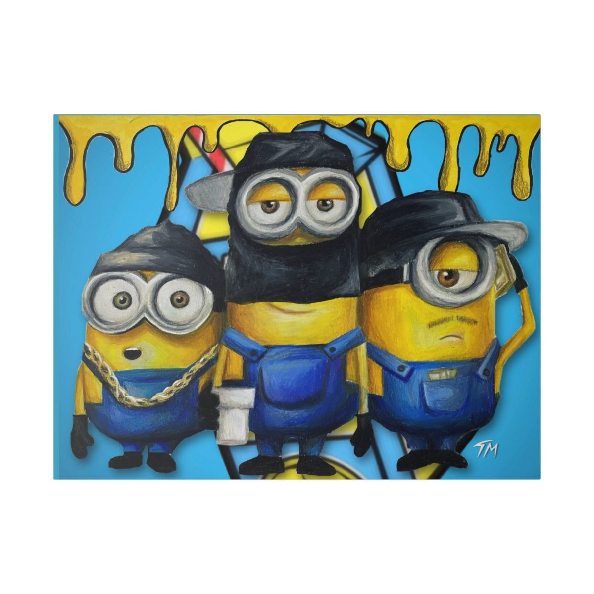 RICH MINION - Canvas - Tommy Manning Art