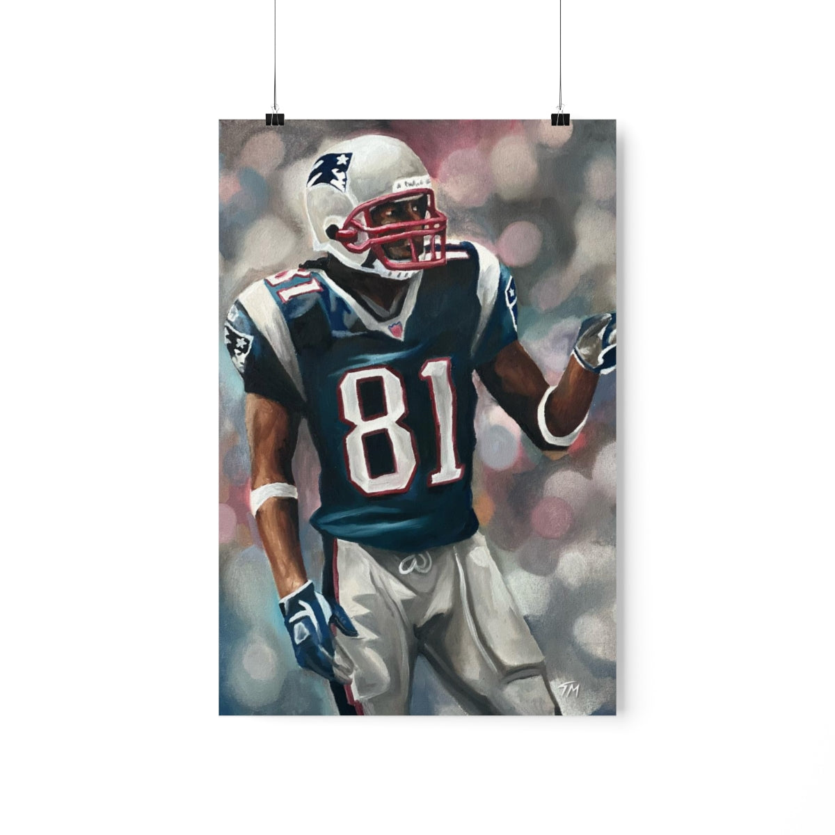 Randy Moss - Fine Art Print - Tommy Manning Art