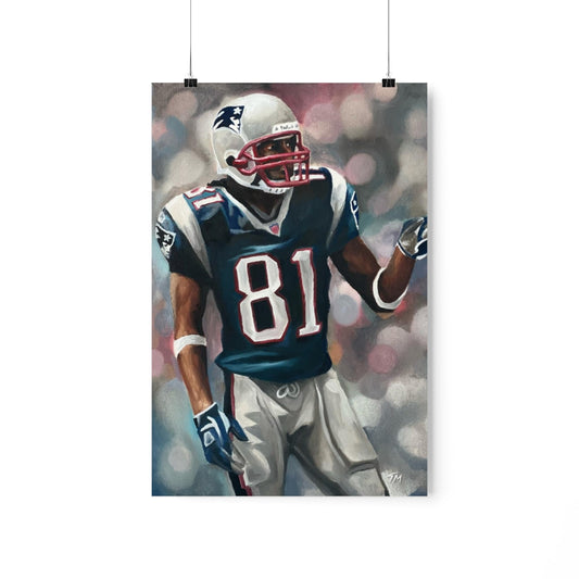 Randy Moss - Fine Art Print - Tommy Manning Art