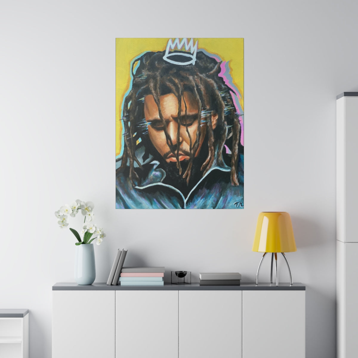 J COLE - Canvas - Tommy Manning Art