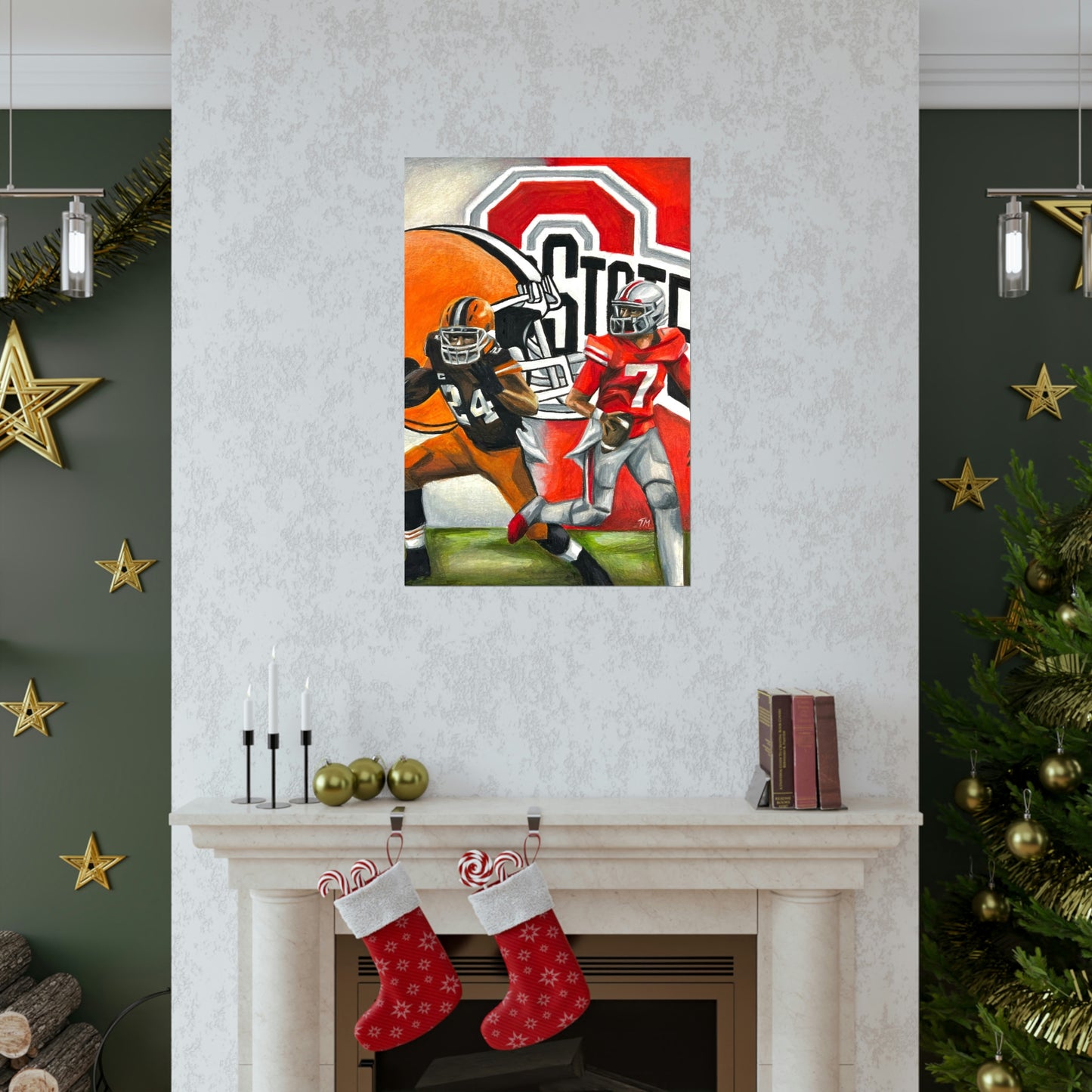 Ohio State/Browns - Print - Tommy Manning Art