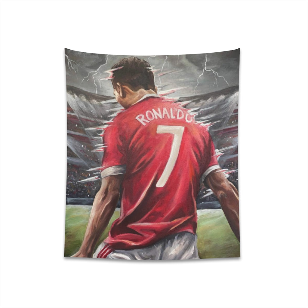 Ronaldo - TAPESTRY - Tommy Manning Art