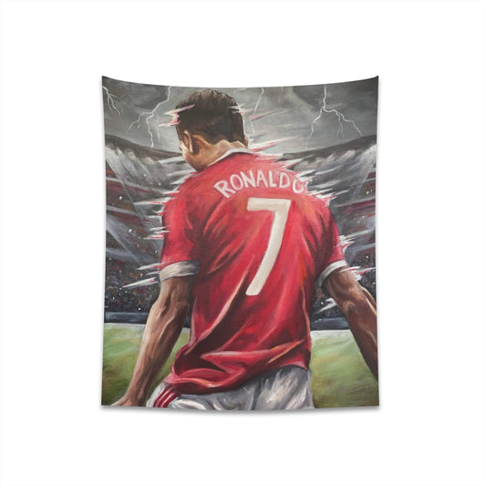 Ronaldo - TAPESTRY - Tommy Manning Art