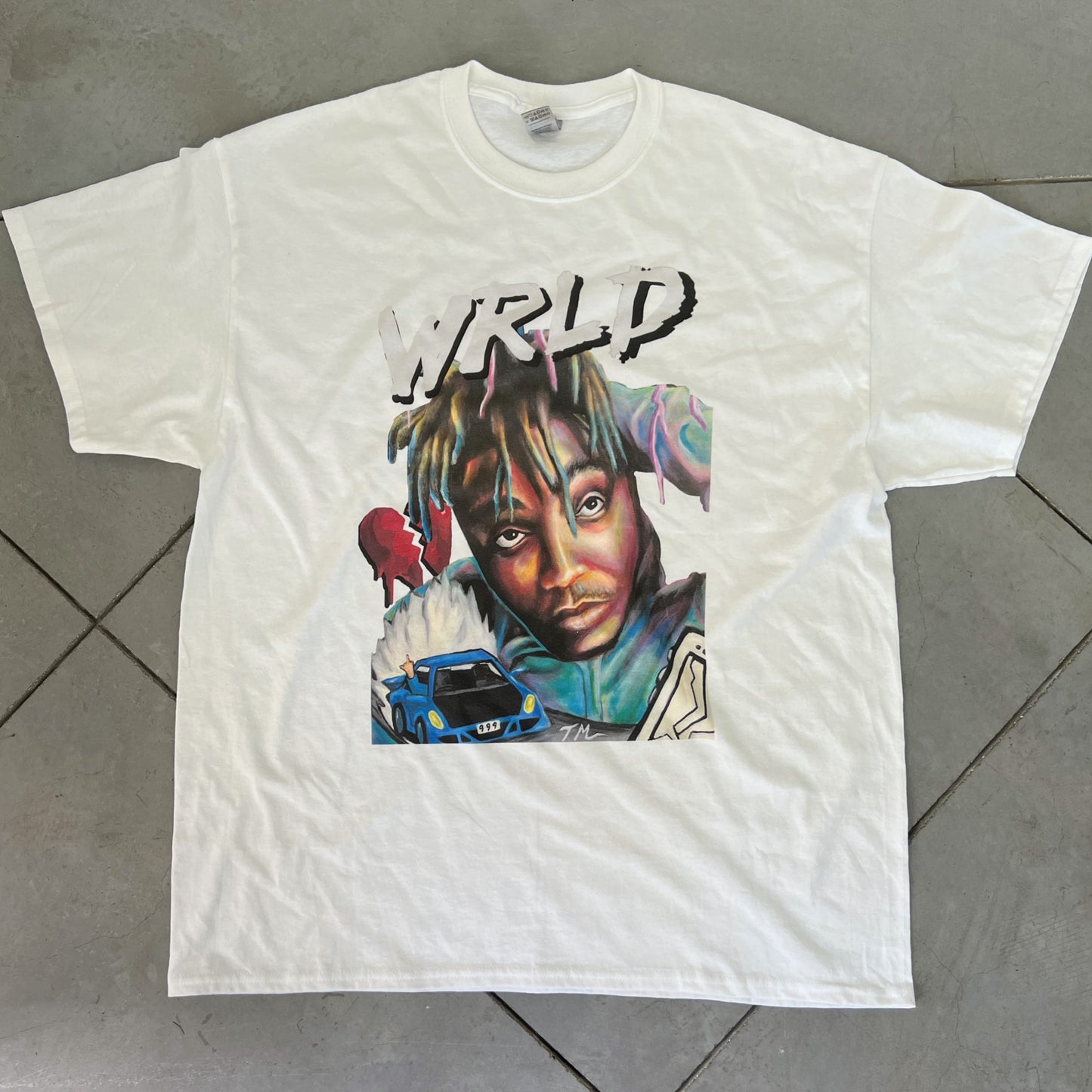 WRLD - T-Shirt - Tommy Manning Art