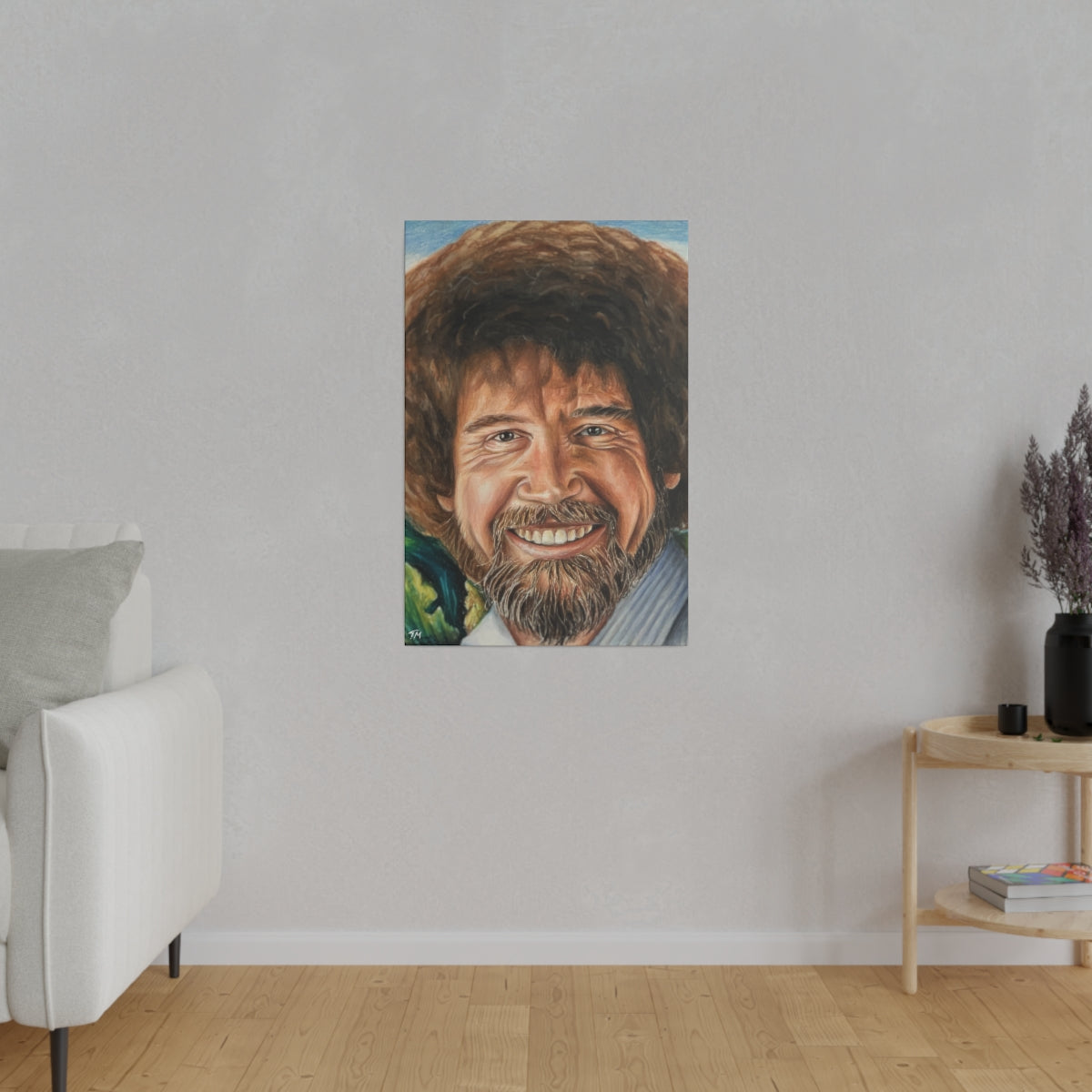 Bob Ross - Canvas - Tommy Manning Art