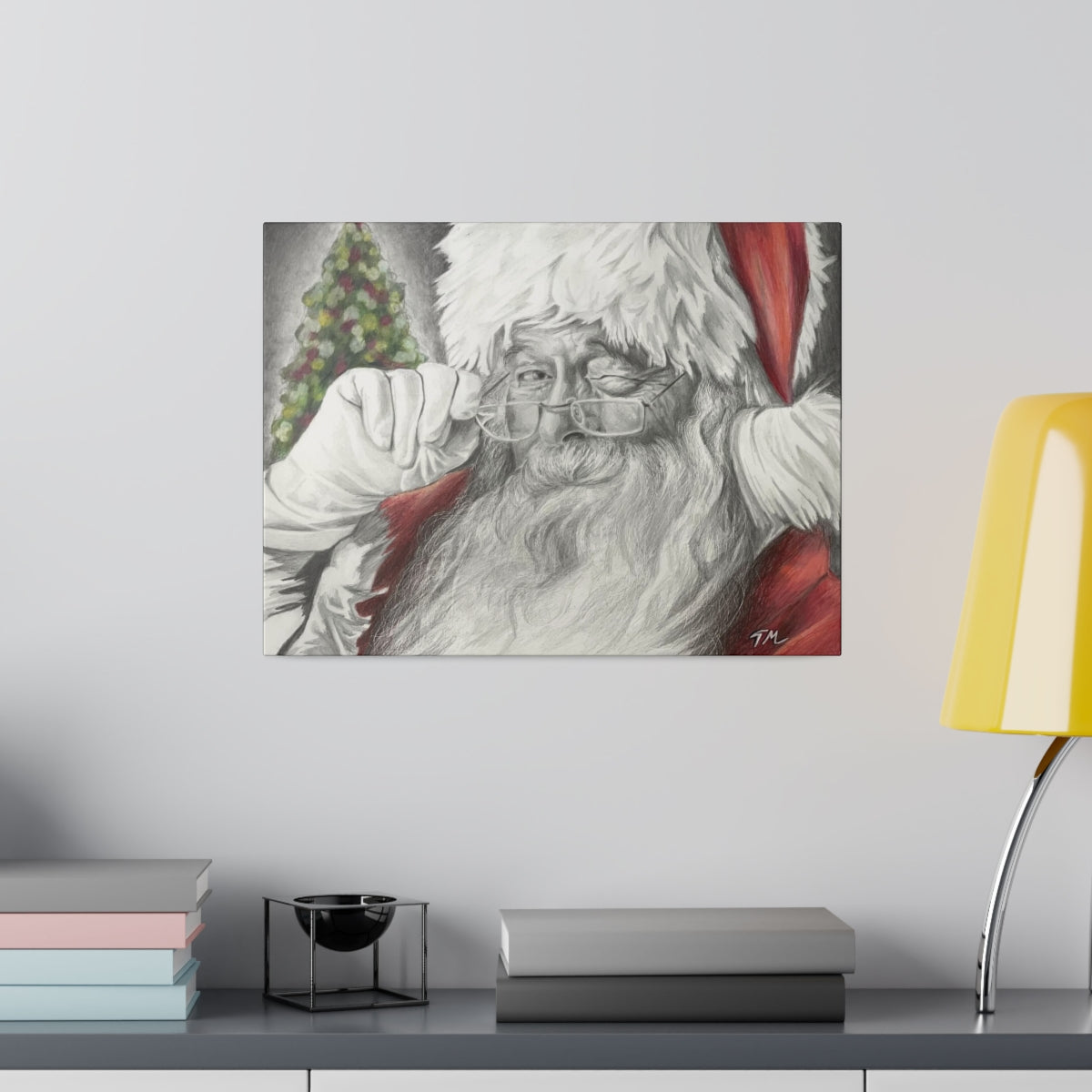 Santa 2021 - Canvas - Tommy Manning Art