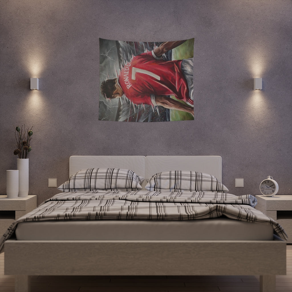 Ronaldo - TAPESTRY - Tommy Manning Art