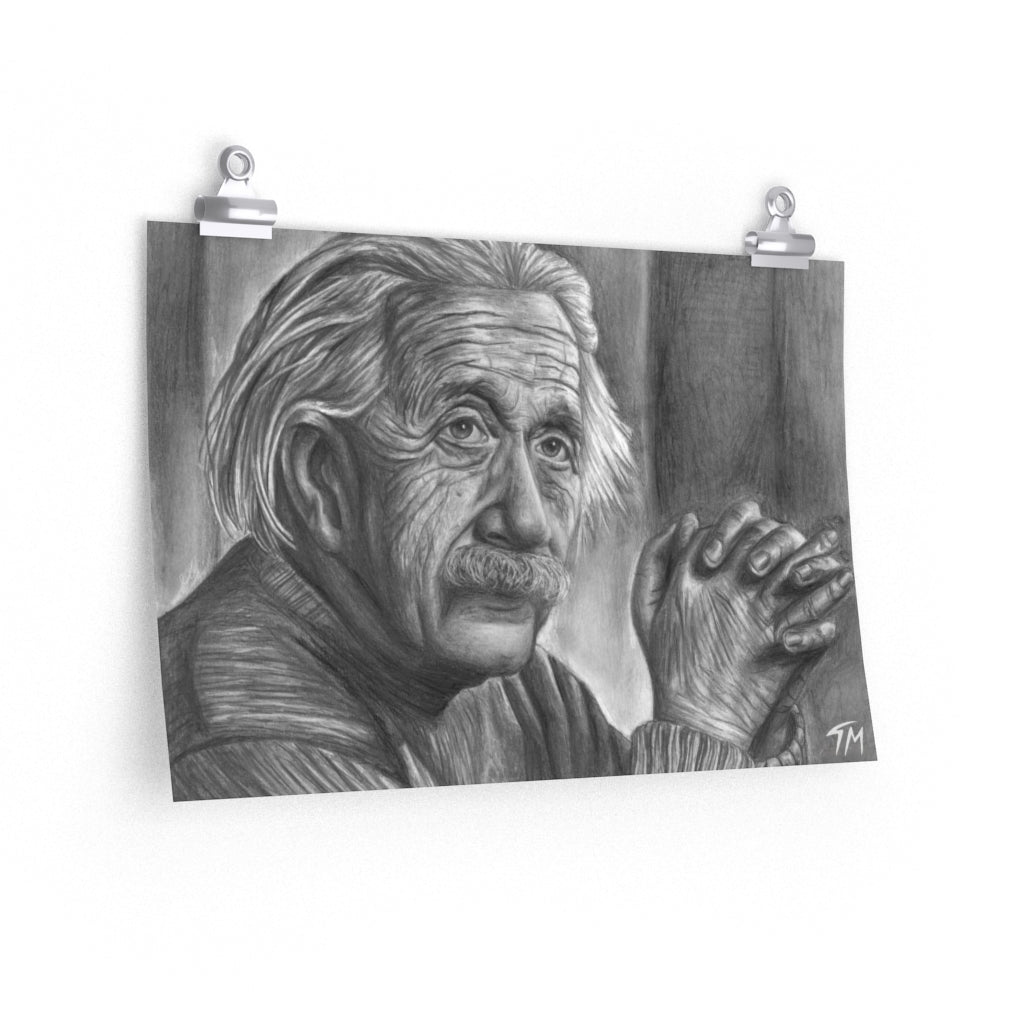EINSTEIN - Fine Art Print - Tommy Manning Art