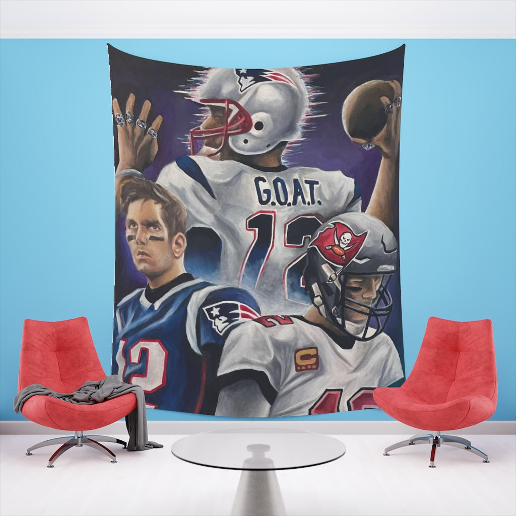 G.O.A.T - Tapestry - Tommy Manning Art