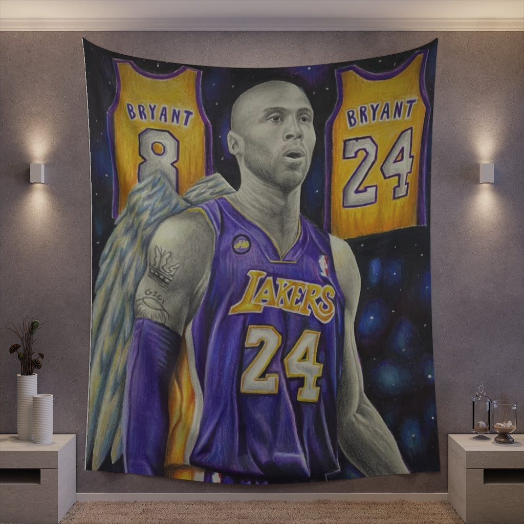KXBE ANGEL - Tapestry - Tommy Manning Art