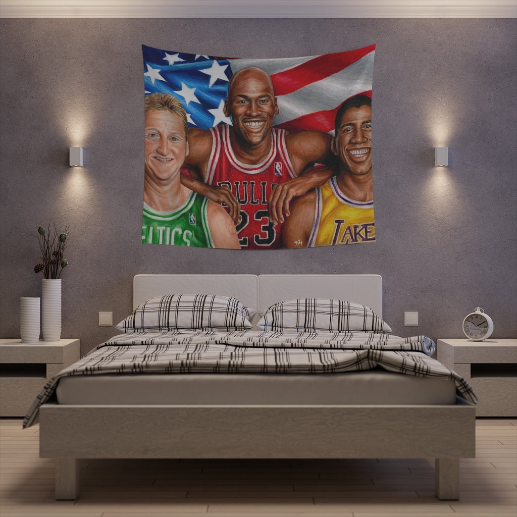 DREAM TEAM - Tapestry - Tommy Manning Art