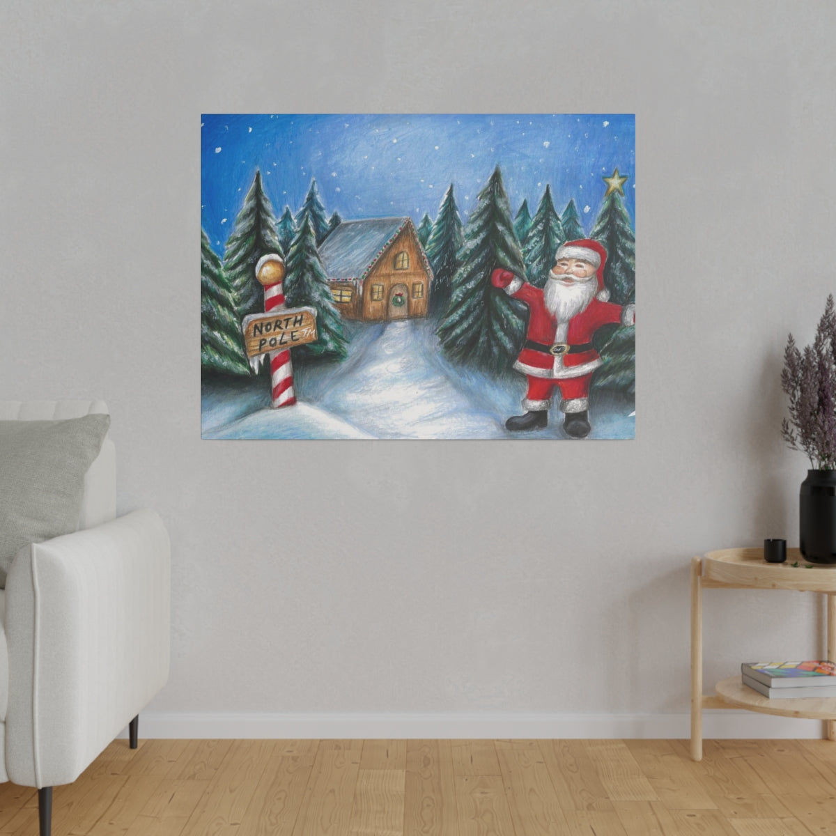 North Pole - Canvas - Tommy Manning Art