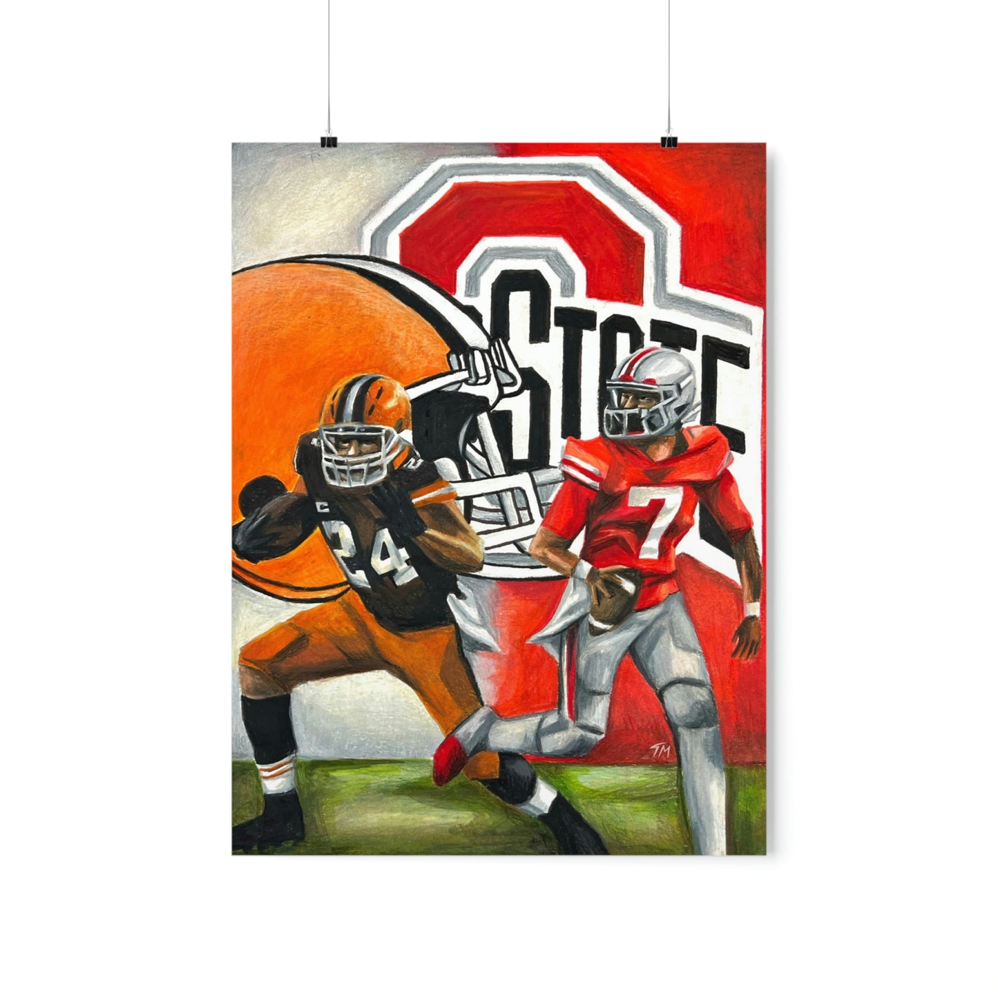 Ohio State/Browns - Print - Tommy Manning Art