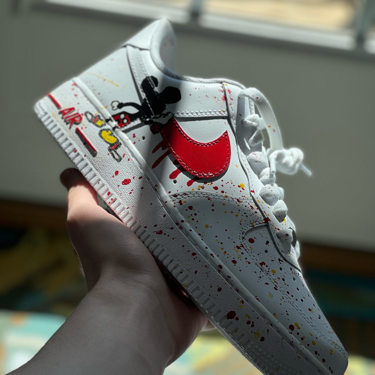 Mickey Graffiti - AF1's - Tommy Manning Art