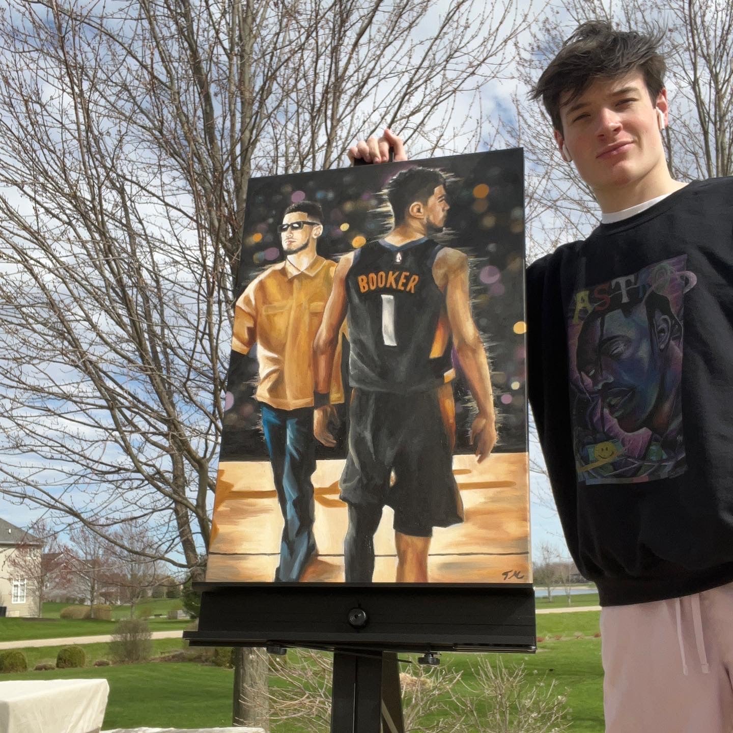 Booker - Original Painting 30x20 - Tommy Manning Art
