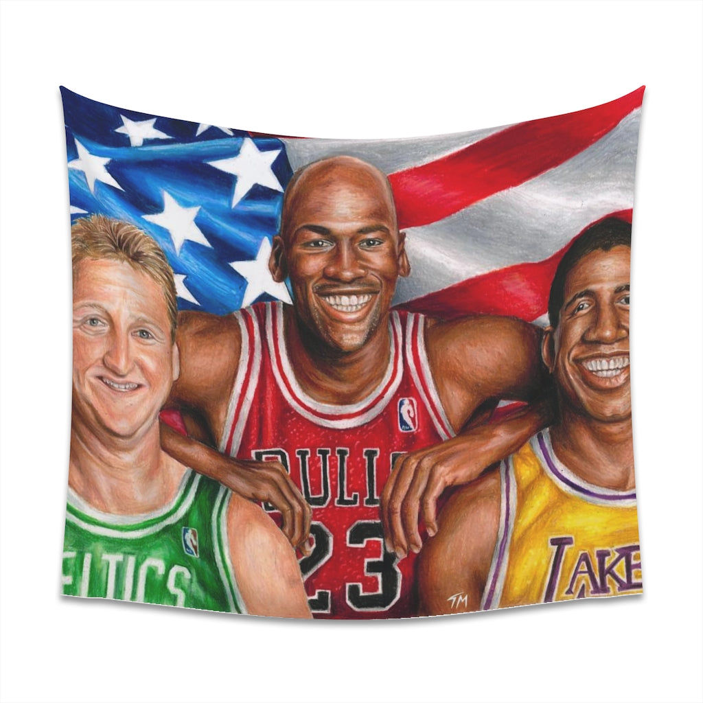 DREAM TEAM - Tapestry - Tommy Manning Art