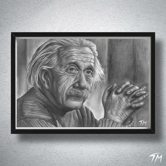 EINSTEIN - Fine Art Print - Tommy Manning Art