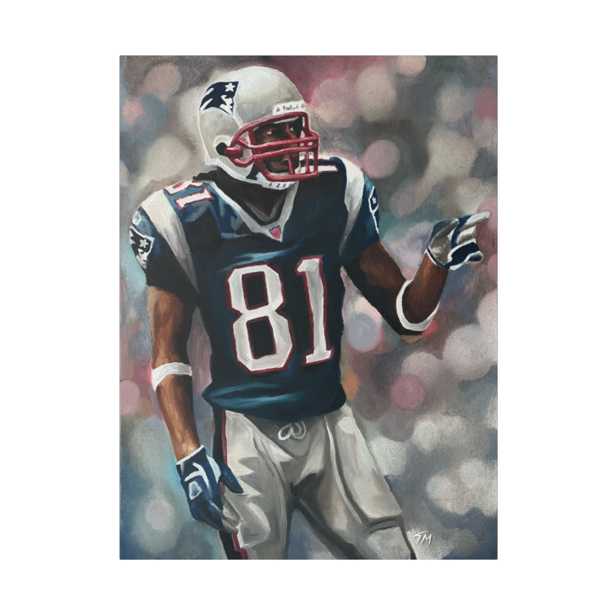 Randy Moss - Canvas - Tommy Manning Art
