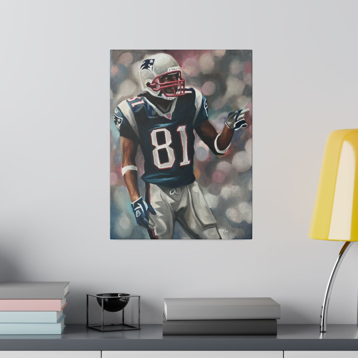 Randy Moss - Canvas - Tommy Manning Art