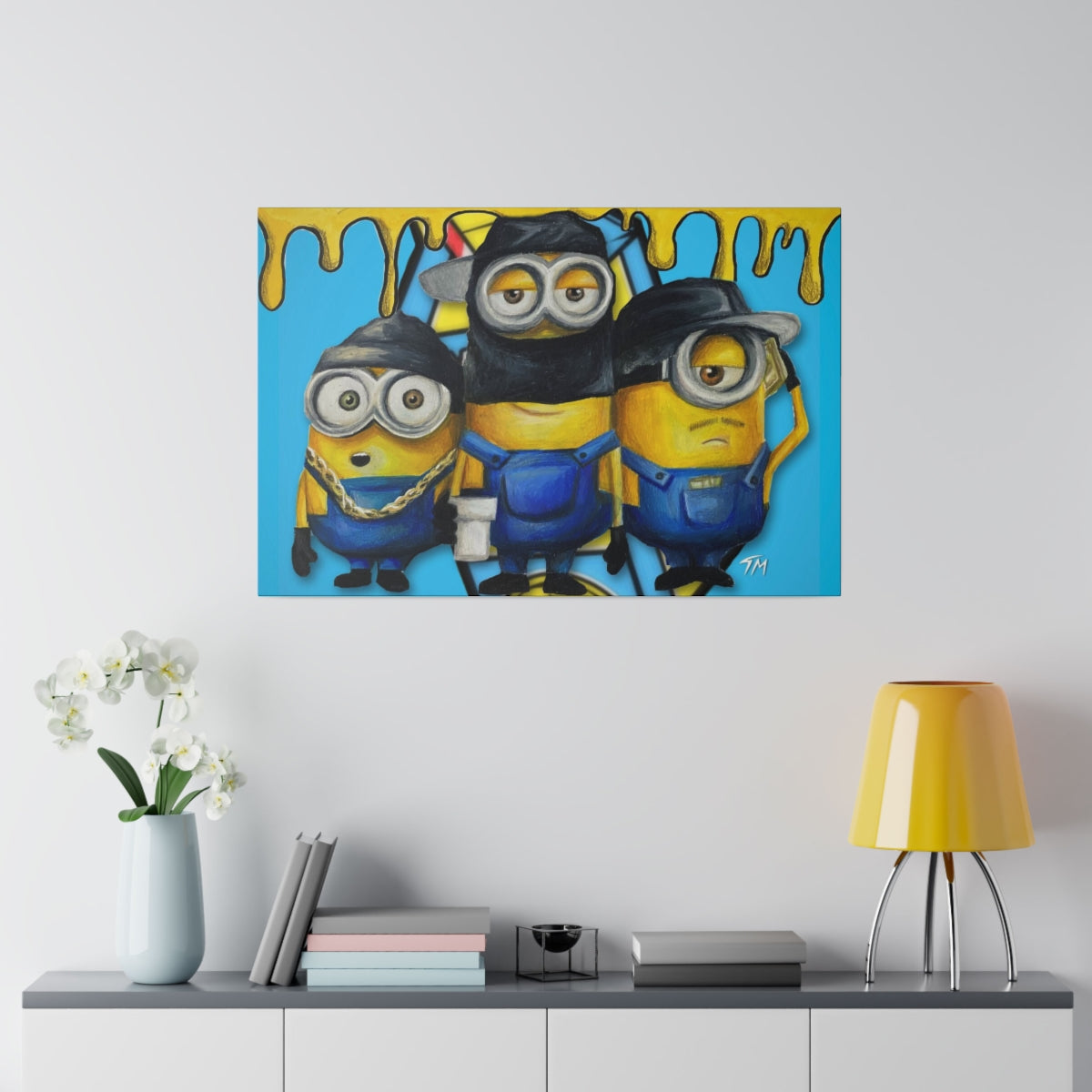 RICH MINION - Canvas - Tommy Manning Art