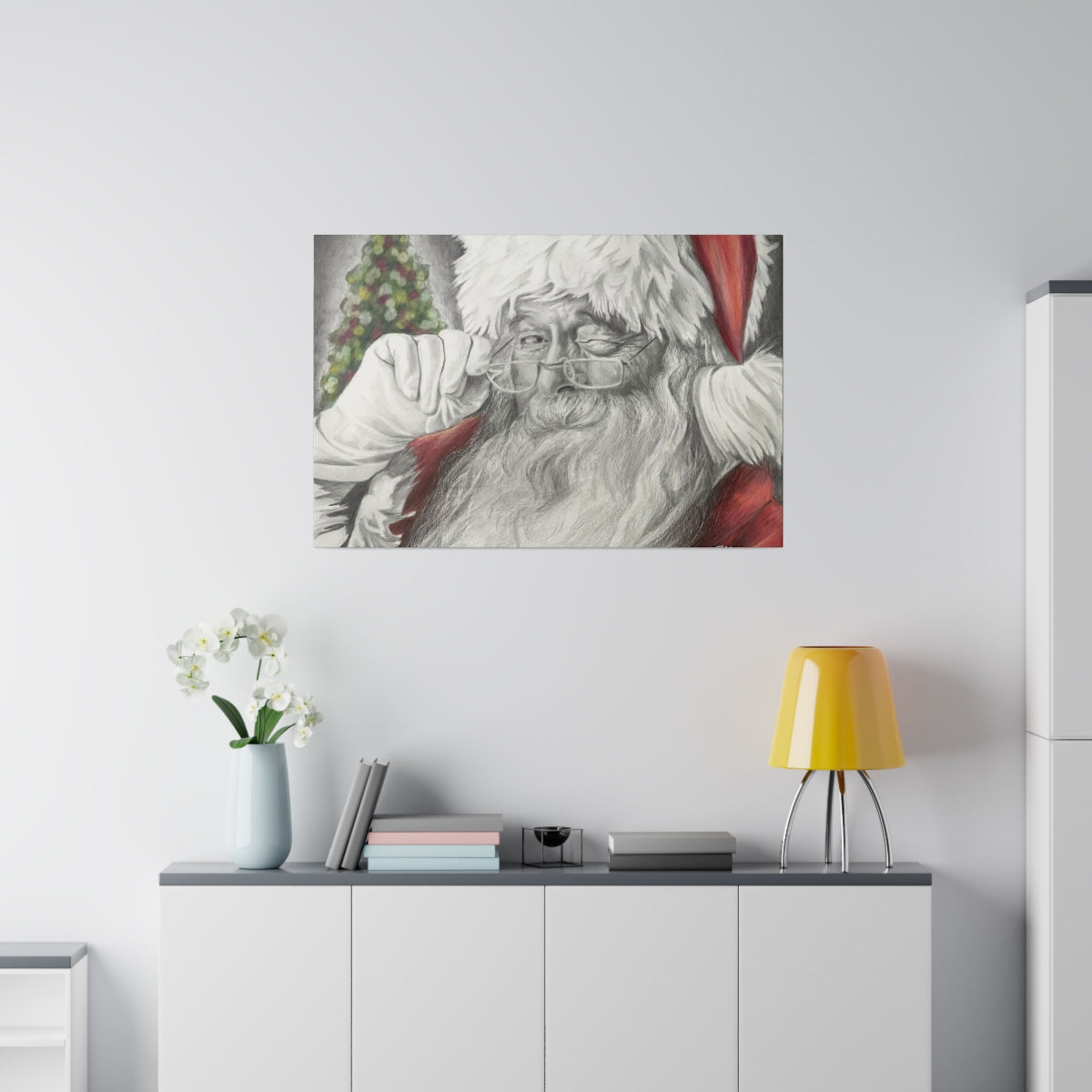 Santa 2021 - Canvas - Tommy Manning Art