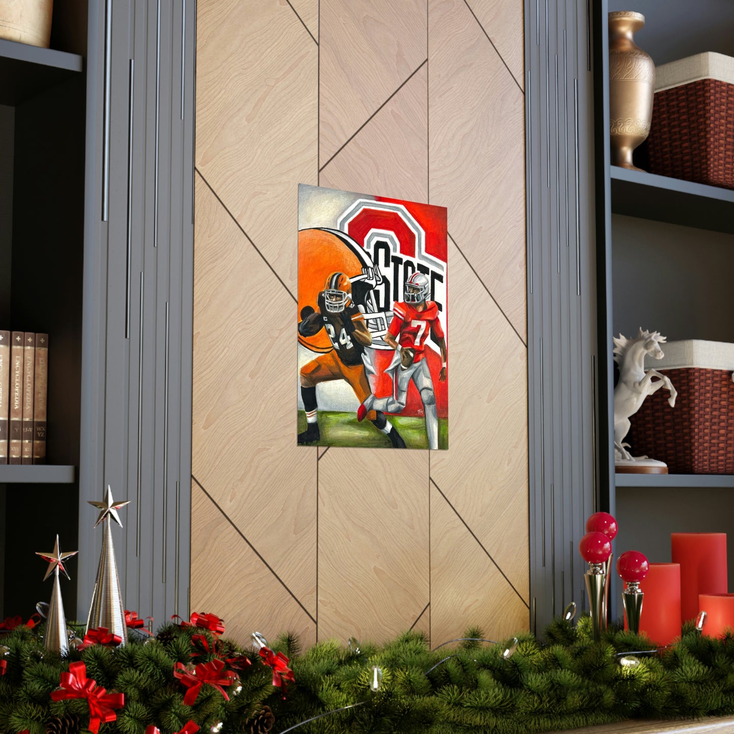 Ohio State/Browns - Print - Tommy Manning Art