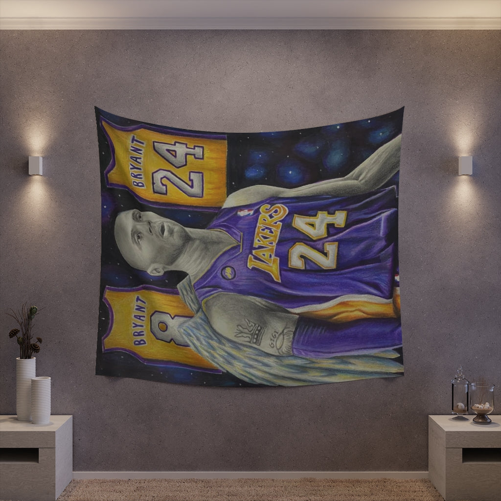 KXBE ANGEL - Tapestry - Tommy Manning Art