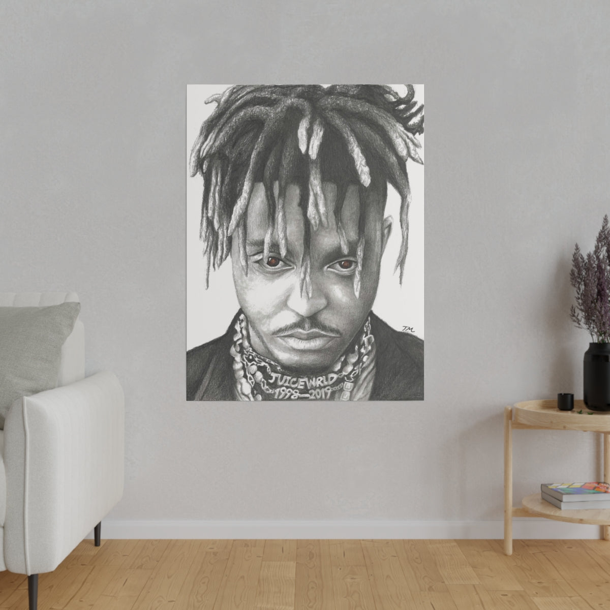 Juice Wrld Tribute - Canvas - Tommy Manning Art