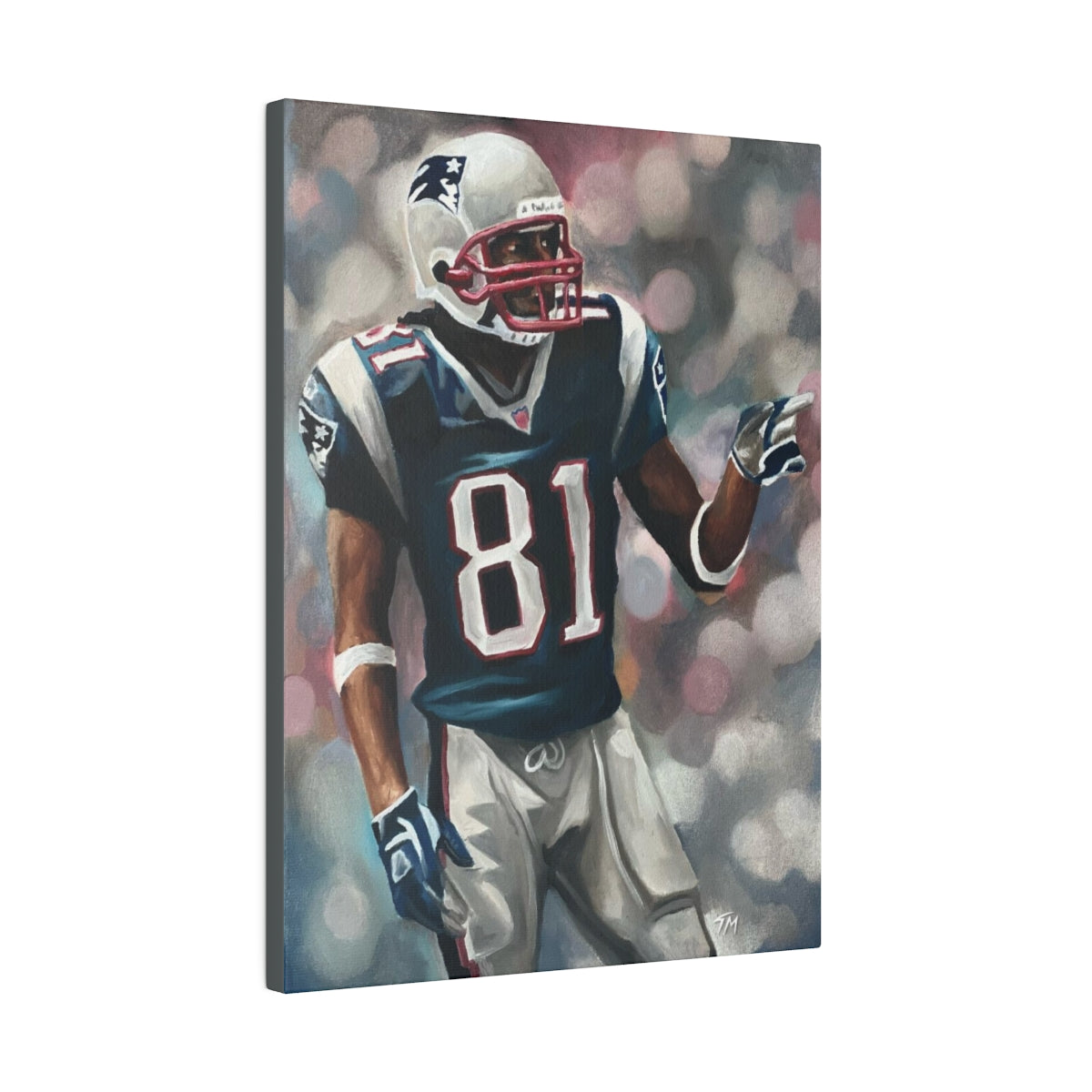 Randy Moss - Canvas - Tommy Manning Art