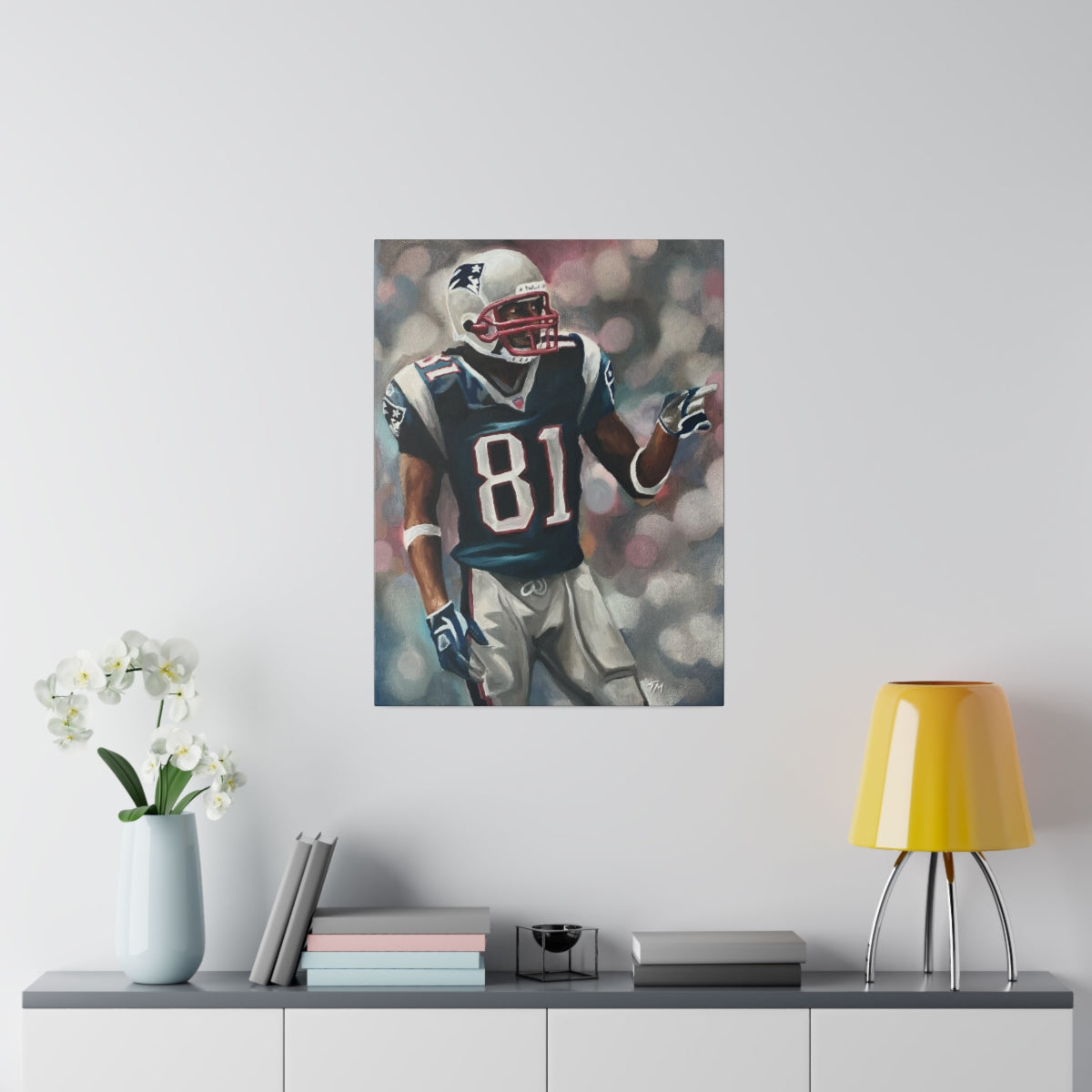 Randy Moss - Canvas - Tommy Manning Art