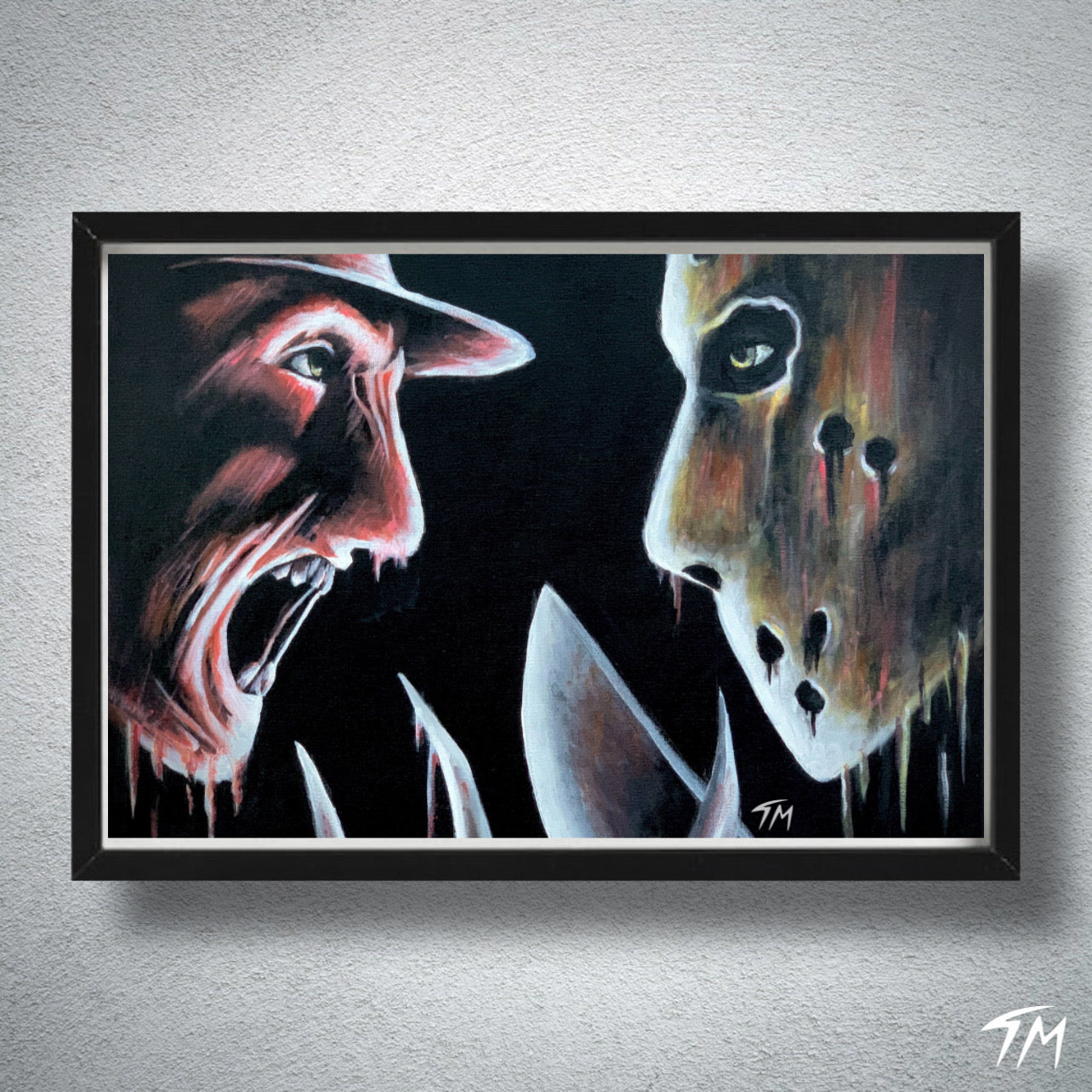 FREDDY VS JASON - Fine Art Print - Tommy Manning Art