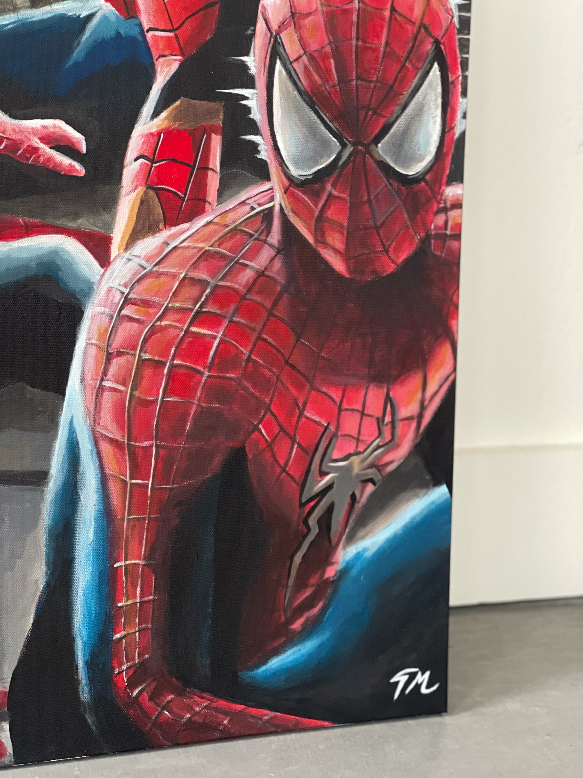 SPXDER - Original Painting - Tommy Manning Art