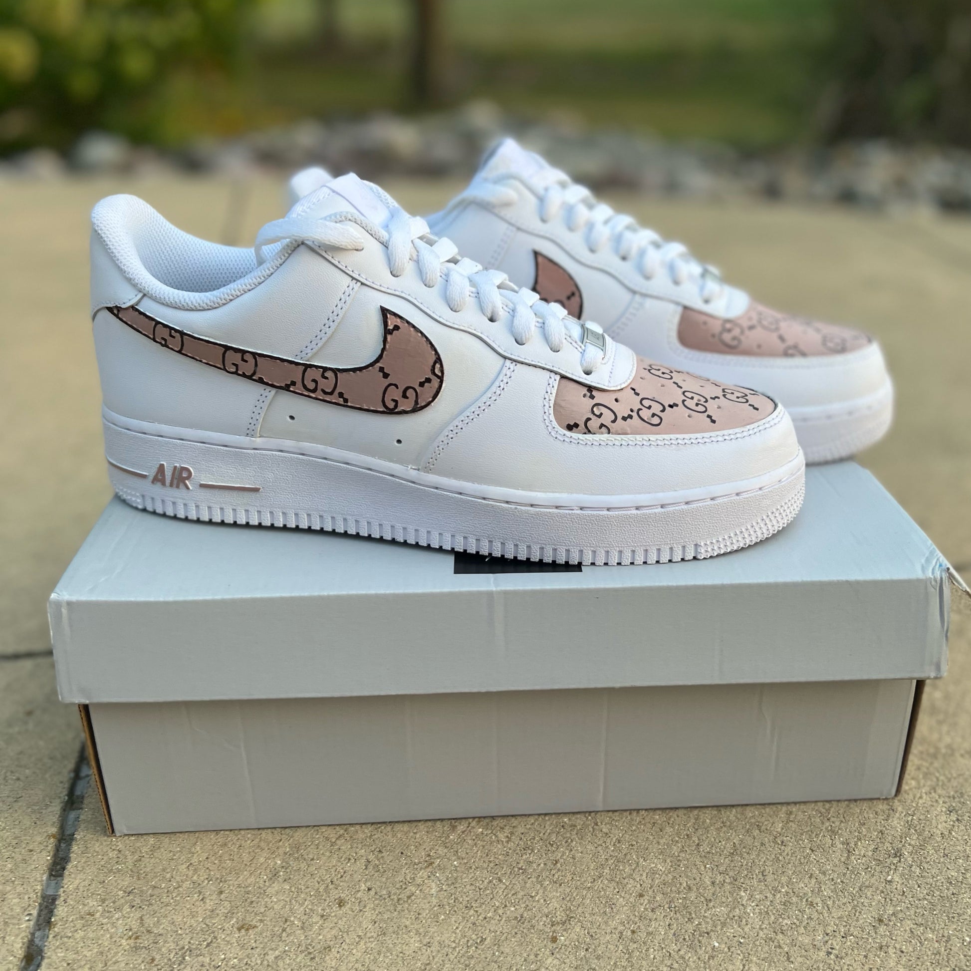 Gucci Print - AF1's - Tommy Manning Art