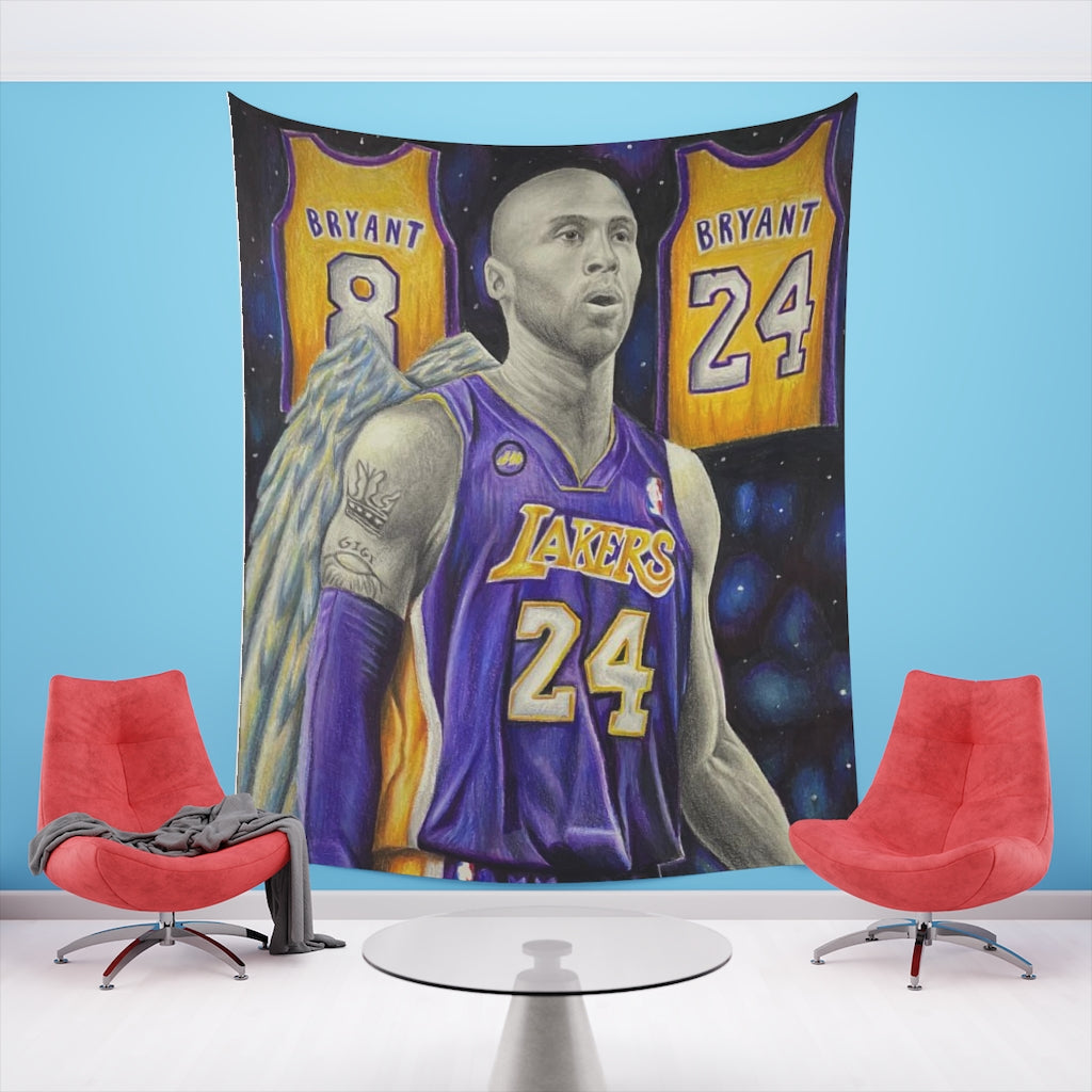 KXBE ANGEL - Tapestry - Tommy Manning Art
