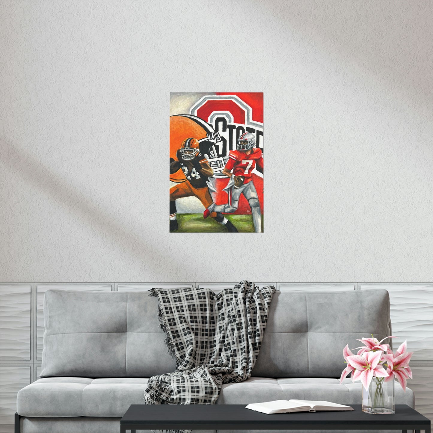 Ohio State/Browns - Print - Tommy Manning Art