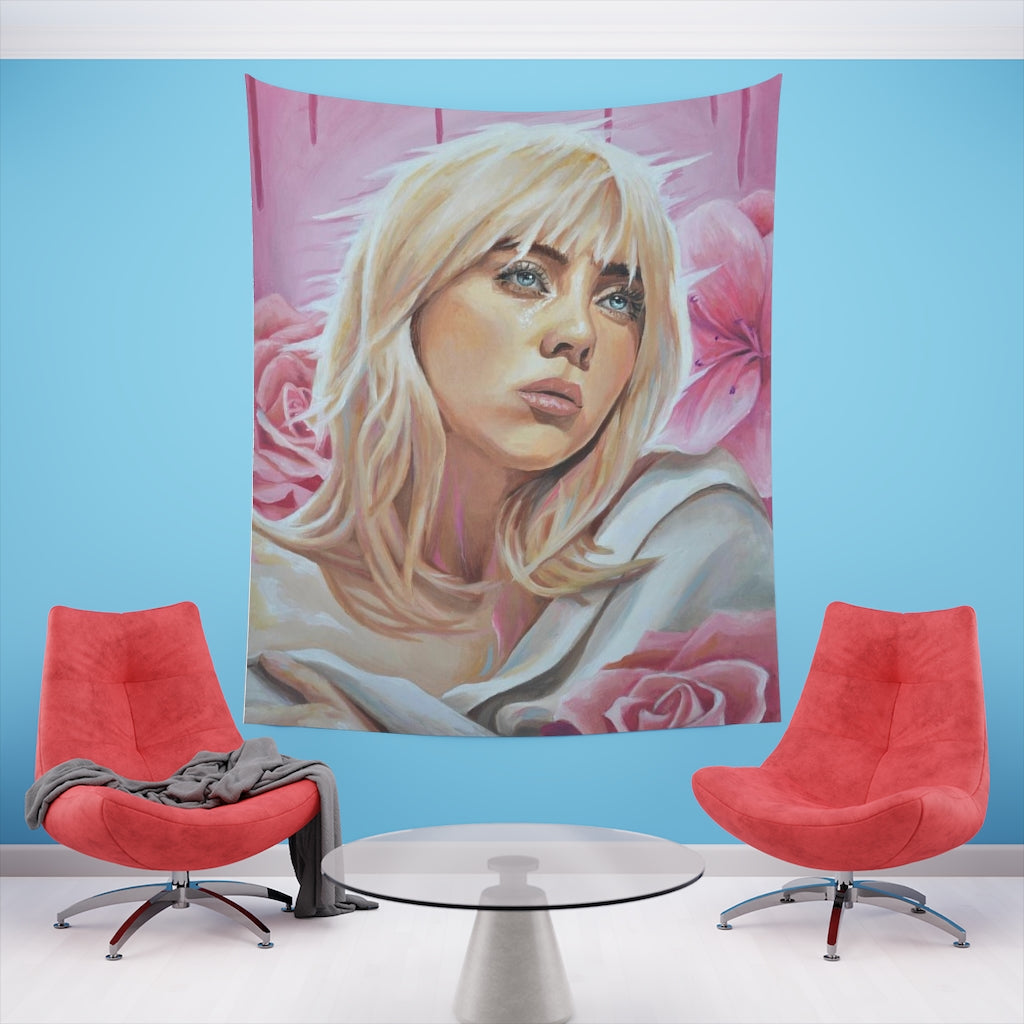 BILLIE - Tapestry - Tommy Manning Art