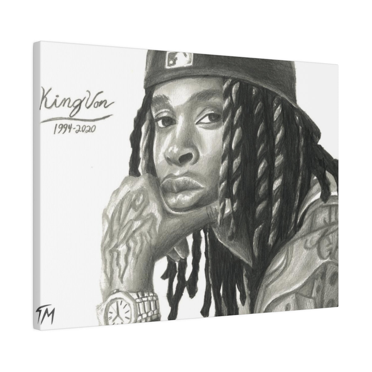 King Von - Canvas - Tommy Manning Art