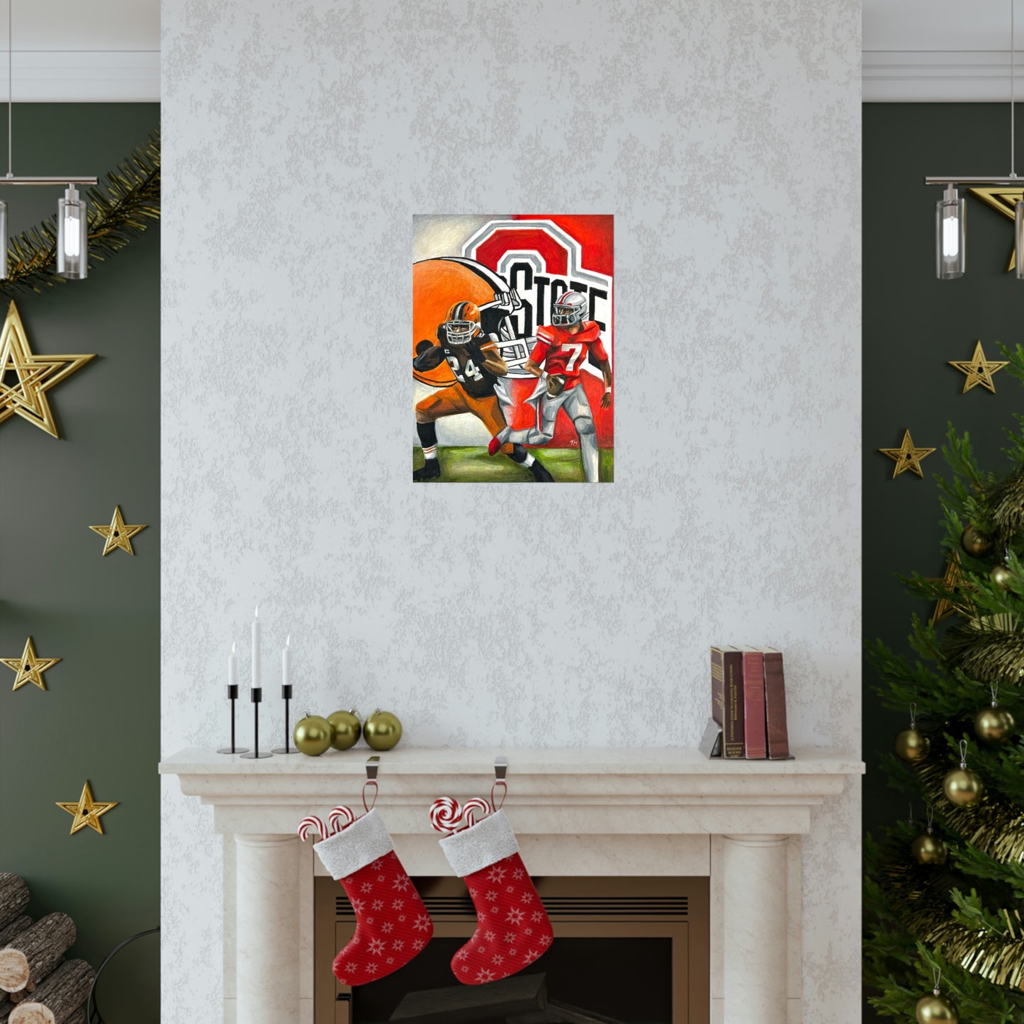 Ohio State/Browns - Print - Tommy Manning Art