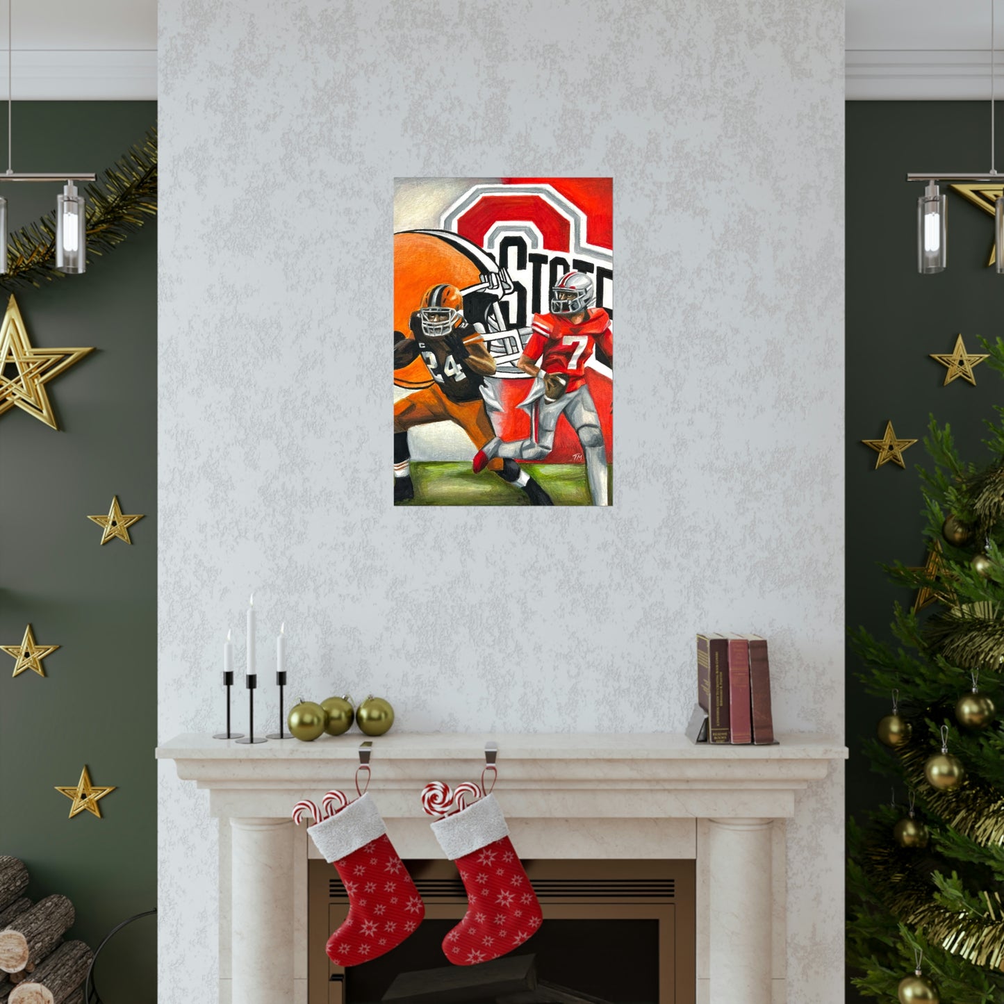 Ohio State/Browns - Print - Tommy Manning Art