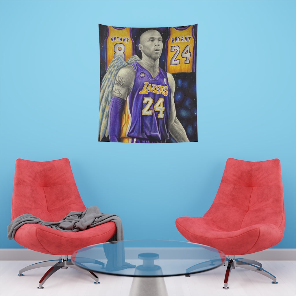 KXBE ANGEL - Tapestry - Tommy Manning Art