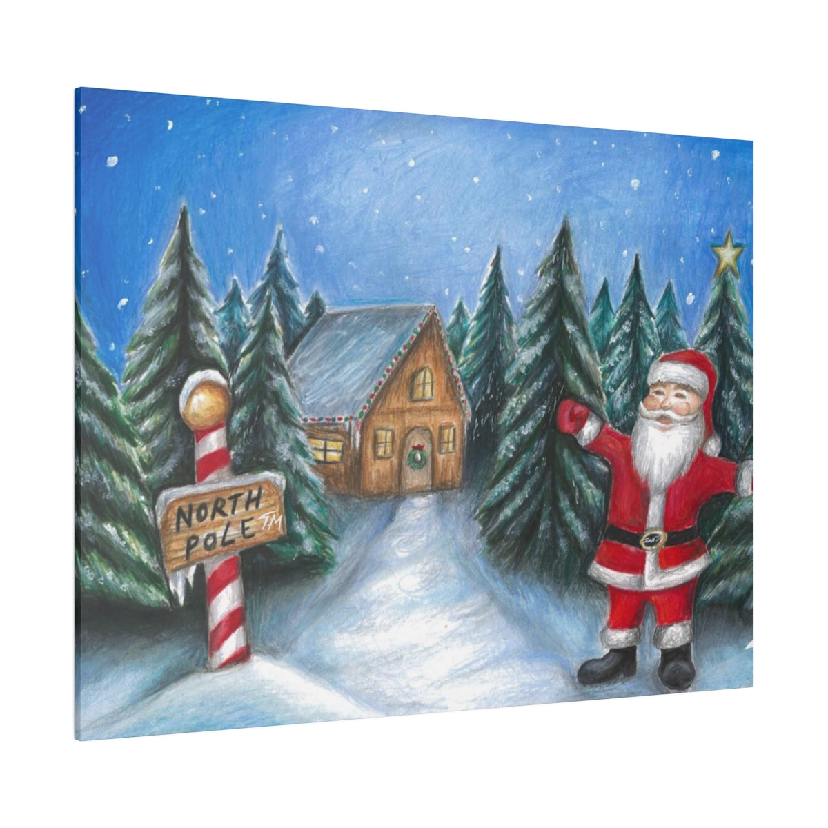 North Pole - Canvas - Tommy Manning Art