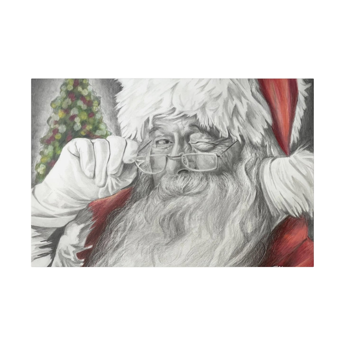 Santa 2021 - Canvas - Tommy Manning Art