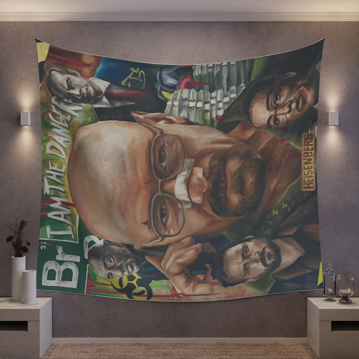 Breaking Bxd - Tapestry - Tommy Manning Art