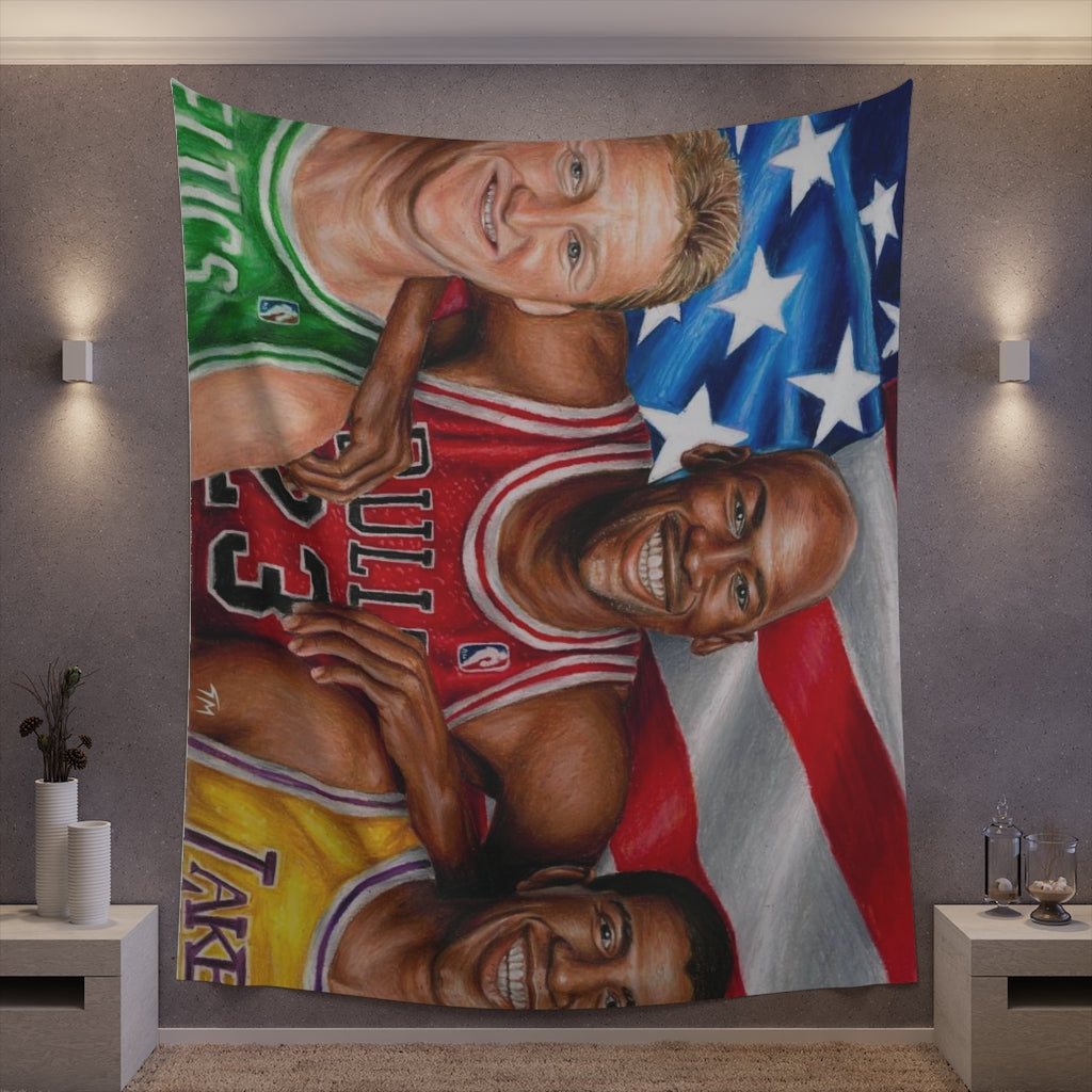 DREAM TEAM - Tapestry - Tommy Manning Art
