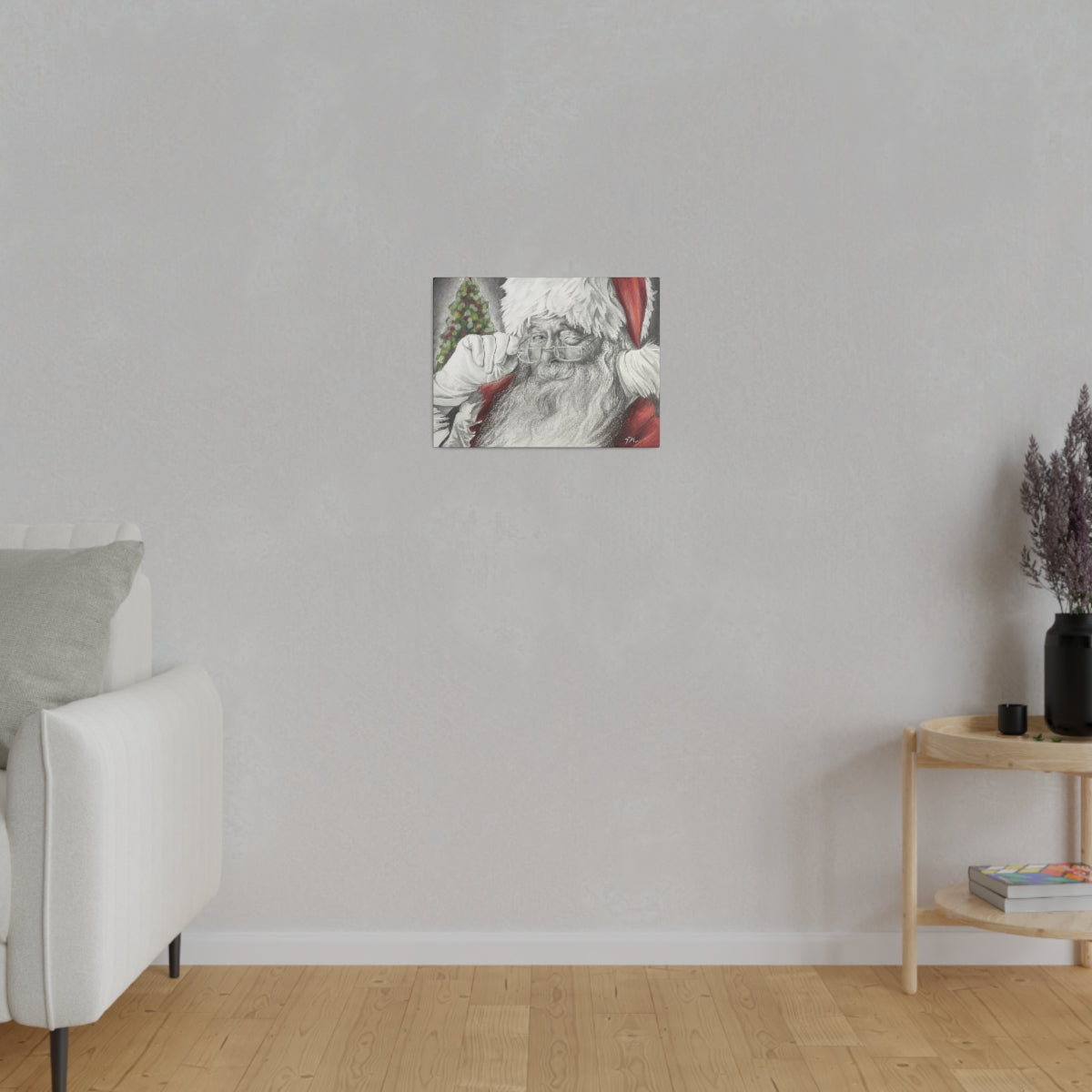 Santa 2021 - Canvas - Tommy Manning Art